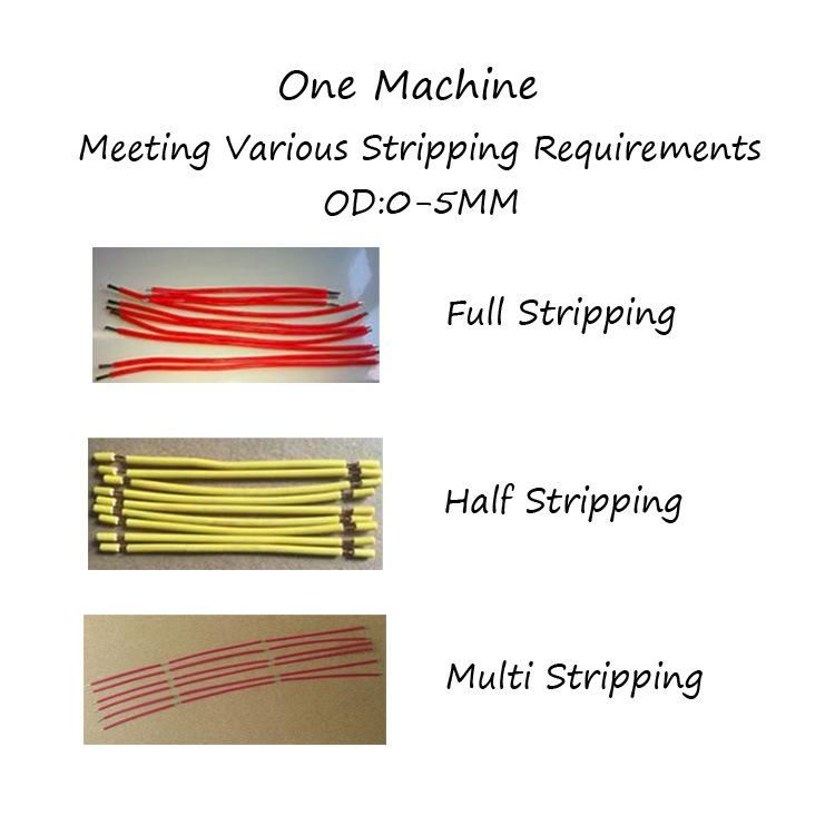 Full Automatic Cable Wire Stripping and Cutting Machine Wire Strip Cutting Machine