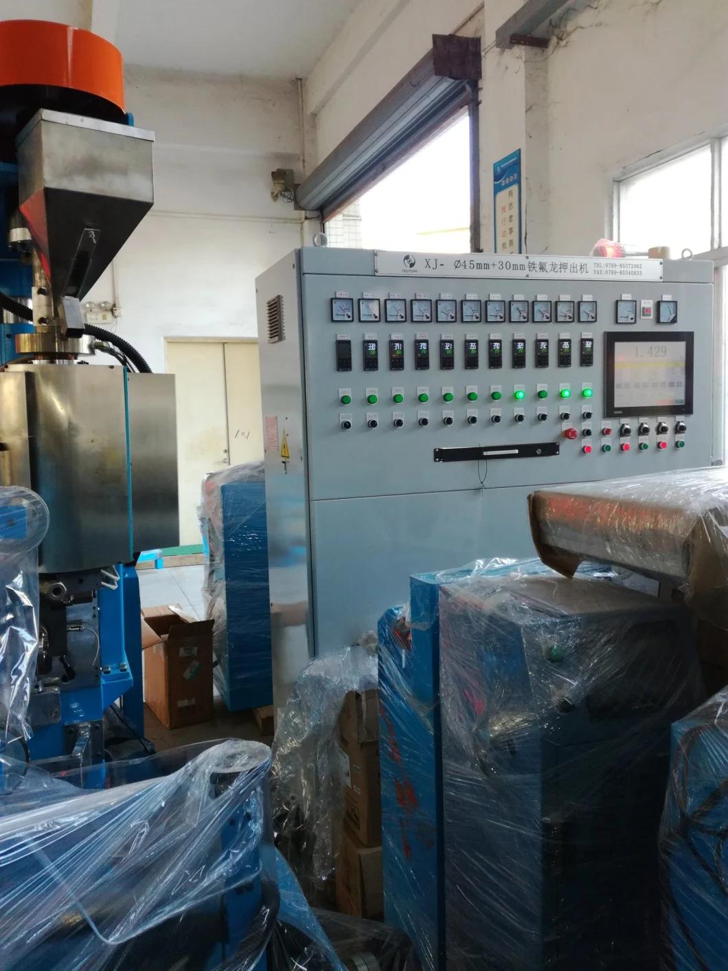 Automatic Double-Layer Insulation Co-Extruder for Micro-Fine Conductor