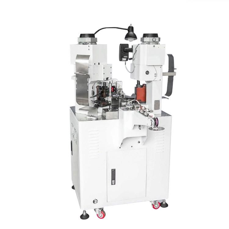 Wl-S01 Full Automatic Double Head Two Ends Cable Wire Cutting Stripping and Terminal Crimping Machine