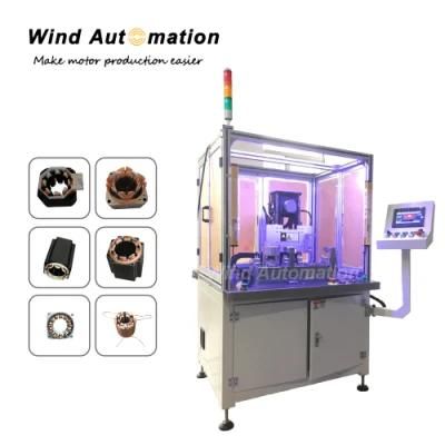 Aerospace Stator Inslot Coil Winder Shroud Winding Machine