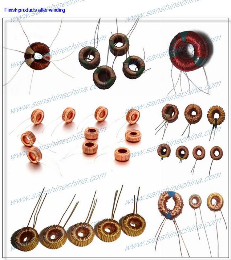 Heavy Wire Small Toroidal Ferrite Ring Coil Winding Machine