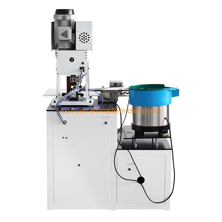 Wl-Zdp Non-Insulated Spade Terminal Crimping Machine with Vibration Disc Plate