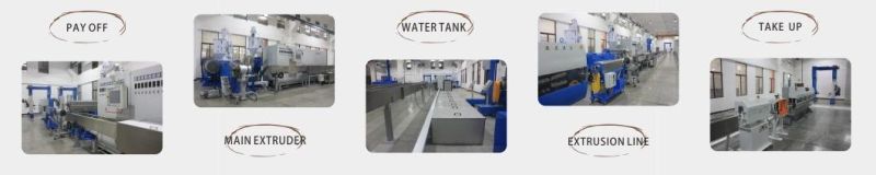 Cable and Wire Extrusion Machine with PVC Material