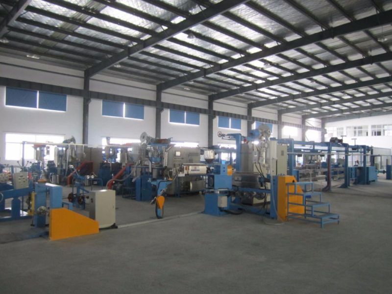 0.6-6.0mm Core Wire PP PVC Making Extrusion Machine PLC Control High Speed Best Quality Extruder Machine