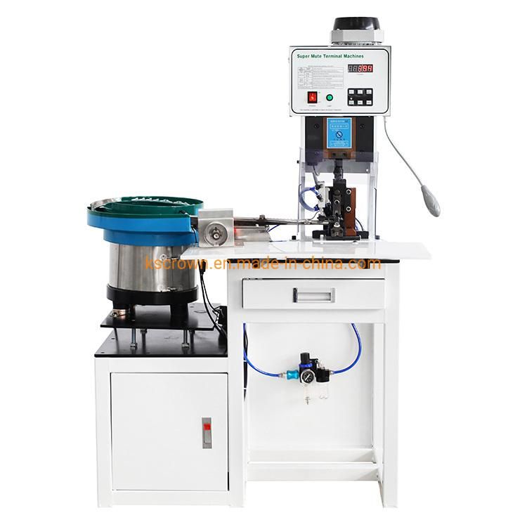 Wl-Zdp Non-Insulated Spade Terminal Crimping Machine with Vibration Disc Plate