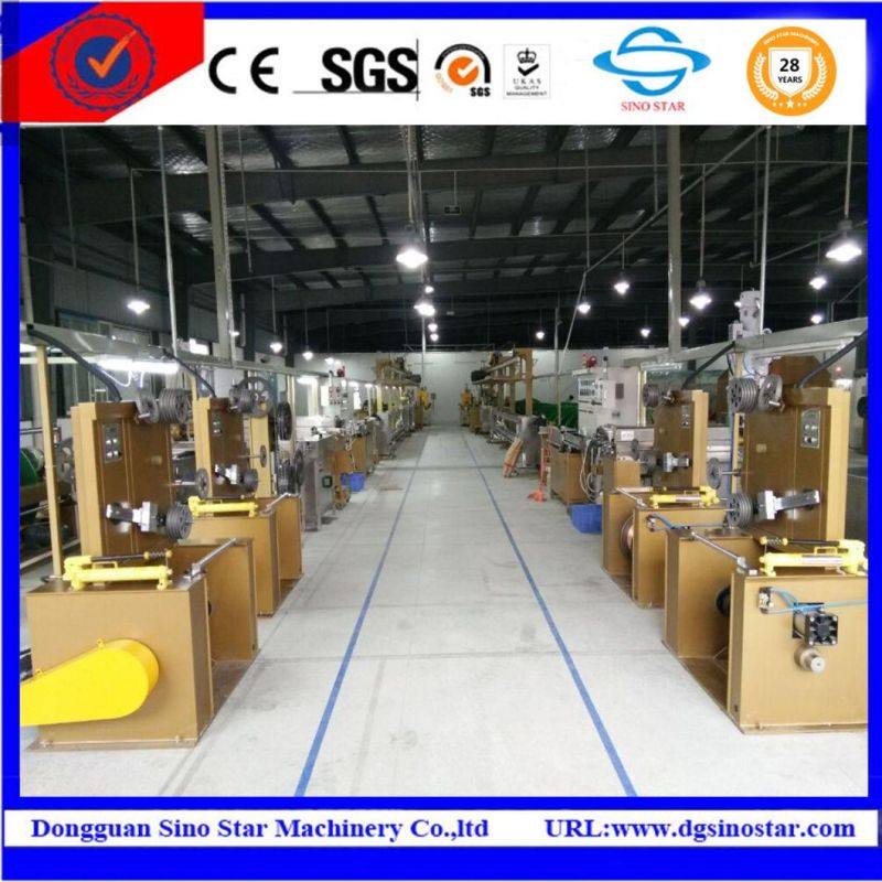 Computer Wire Cable Double-Layer Extrusion Line for Extrusion Production Line