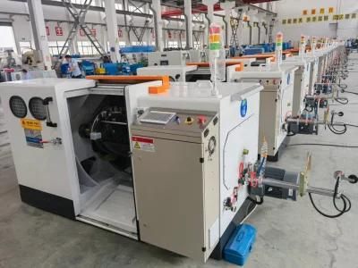 0.03-0.85mm Copper Wire Twisting Buncher Making Machine PLC Control Computer Pitch Stranding Machine