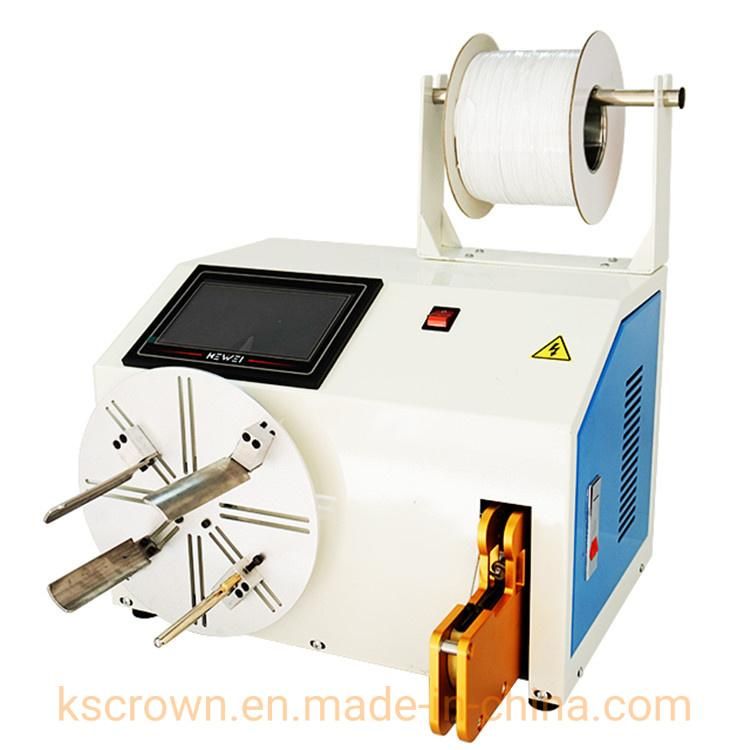 Semi-Automatic Wire Winding and Binding Machine Desktop Cable Coil Winding Machine