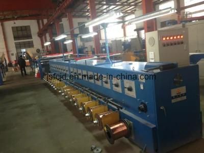 Copper Cable Wire Annealing Tinning Annealer Buncher Stranding Twisting Winding Extruder Extrusion Machine
