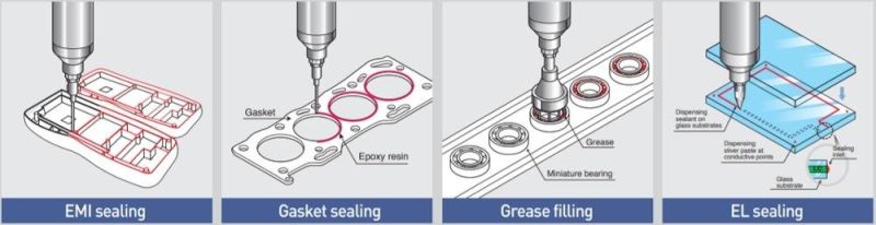 Bi Components Silicone Glue Dispensing Machine