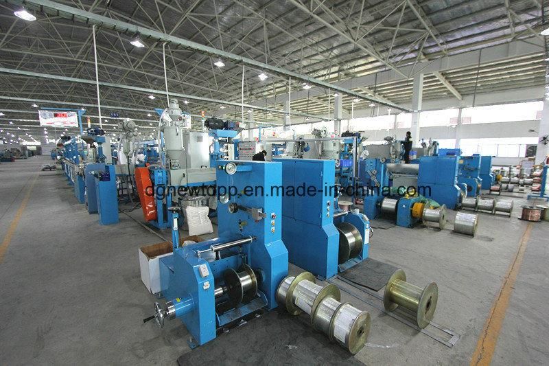 PLC Automatic Low Smoke Halogen-Free Wire Cable Extrusion Line