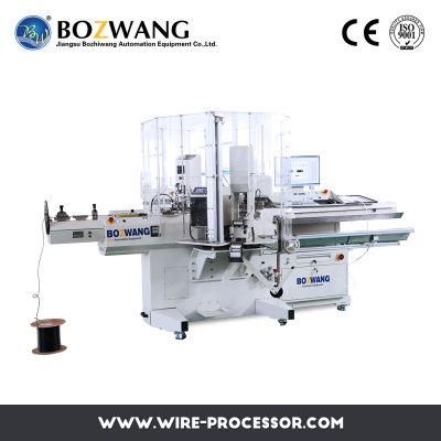 Automatic High Precise Double Ends Terminal Crimping Machine with Cable Marker Tube Inserting Wire Handling Machine