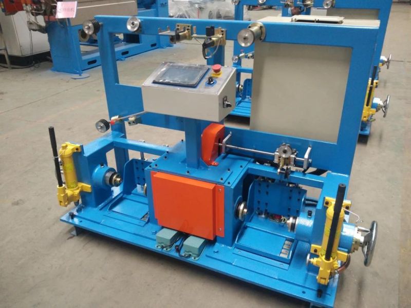 Core Wire Double Shaft Active Rewinding Winding Cable Copper Twisting Twist Twister Extrusion Machine