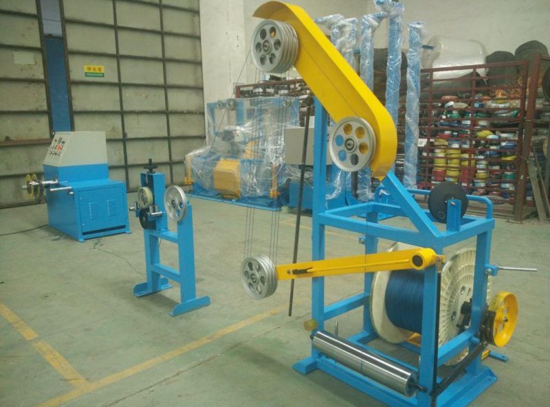 Core Cable Wire Wrapping and Coiling Winding Cutting Extrusion Bunching Buncher Stranding Coiler Coiling Wrapping Machine