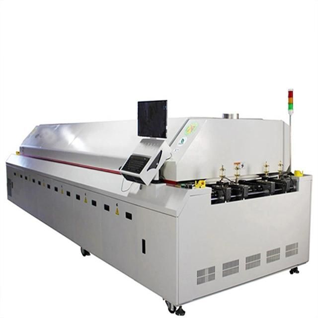 Hot Air Cheap SMT Reflow Oven 10 Zones (SMT infrared conveyor reflow oven) Used for Reflow Oven PCB Mounting