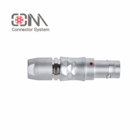 Qm B Serie Metal Push Pull Connector for Dispensing RJ45 M12 Connector Banana Plug Socket Terminal Machine