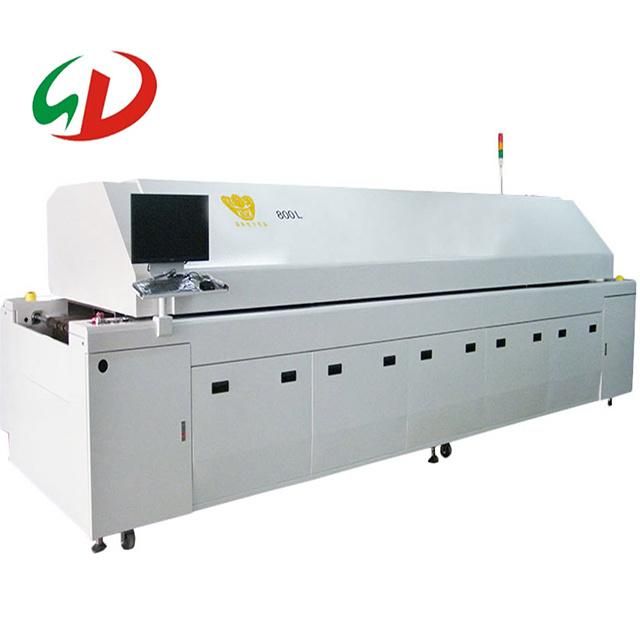 SMT Reflow Oven Soldering High Efficiency 8 Zones Reflow Oven PCB Soldering Machine