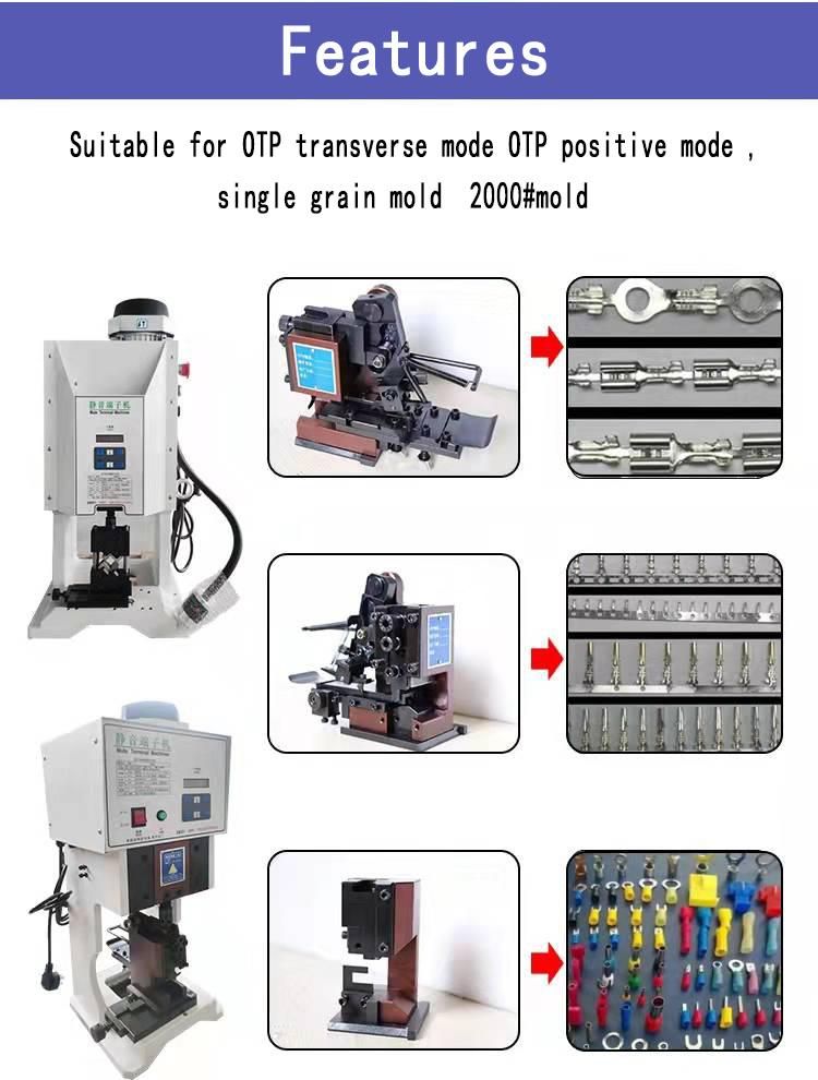 Semi-Automatic Super Mute Terminal Crimping Machine (JG1.5T/2.0T/3.0T/4.0T)