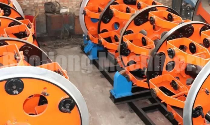 Steel Wire Armouring Machine 100% Back-Twist Sun & Planetary Gear Device