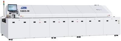 GDK Lead Free Automatic SMT Soldering Machine High Speed Ten Temperature Zones Nitrogen Reflow Oven
