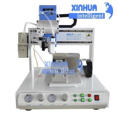 Xinhua Precision Wooden Case 300*300*120mm Ab Dispensing Glue Dispenser Machine