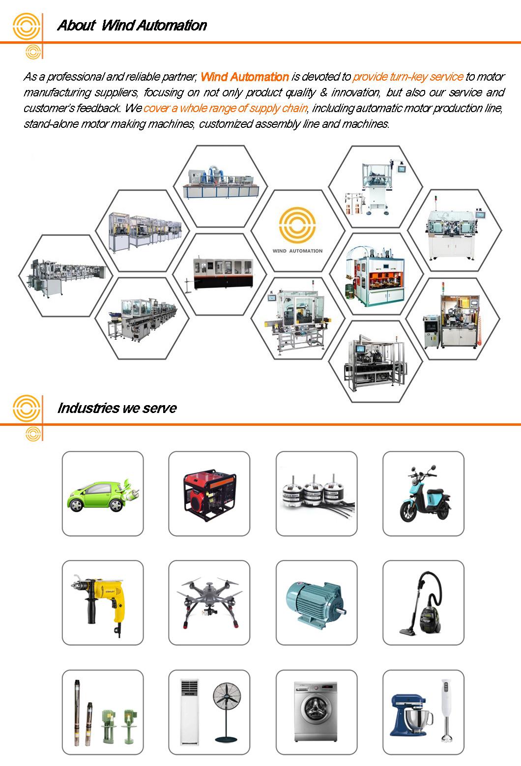 Automatic Coil Winding Machine for Induction Motor AC Motor