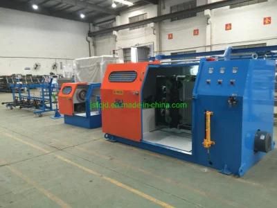 630p Bare Copper Wire Winding Machine for 0.08-0.45mm Conductor Buncher Bunching Machine Stranding Drawing Extruder Machine