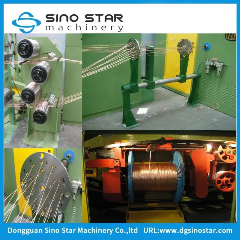 Double Twist Stranding Bunching Machine for Twisting Cored Cable and Multi-Strand Bare Copper Cables