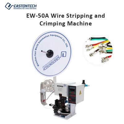 Eastontech Ew-50A Automatic Cable Cutting and Crimping Machine Wire Stripping and Crimping Terminal Machine