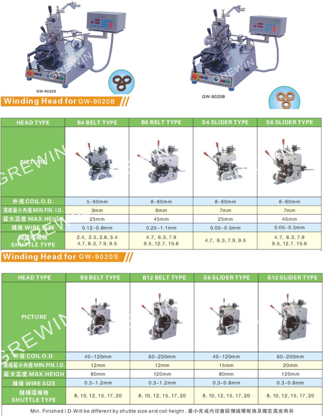 0.3-0.8mm Copper Wire Magnetic Welding Coil Winding Machine