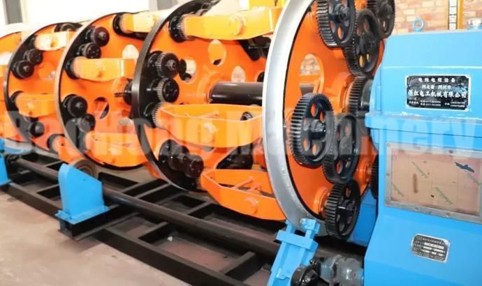 42+42/500 Steel Wire Cable Armouring Machine Planetary Gear Type