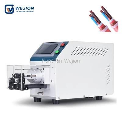 wire stripper high speed automatic cable wire stripping machine for coaxial shielded cable