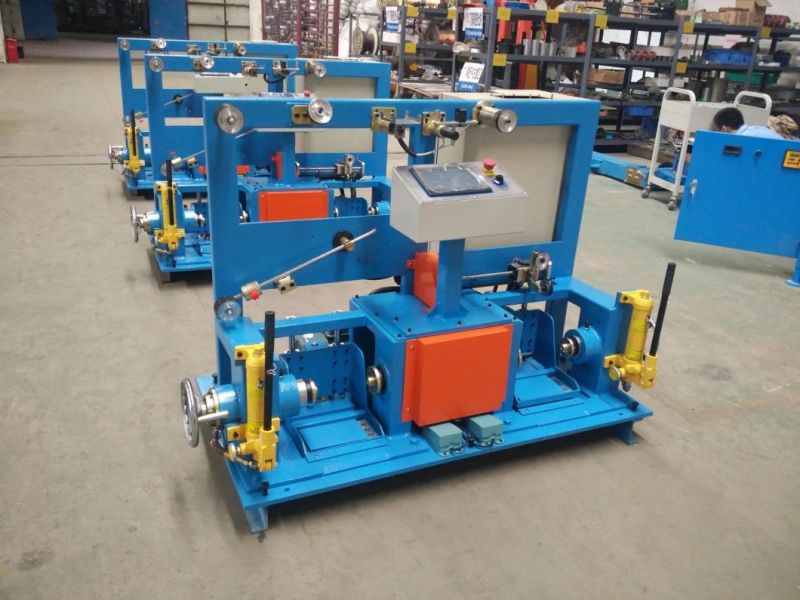 Cable Wire Double Shaft Active Pay off Extrusion Bunching Buncher Extruder Winding Machine