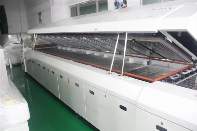 SMT Automatic PCB Soldering Machine Dual Rails Lead Free 12 Zones Reflow Oven Ktr-1200d