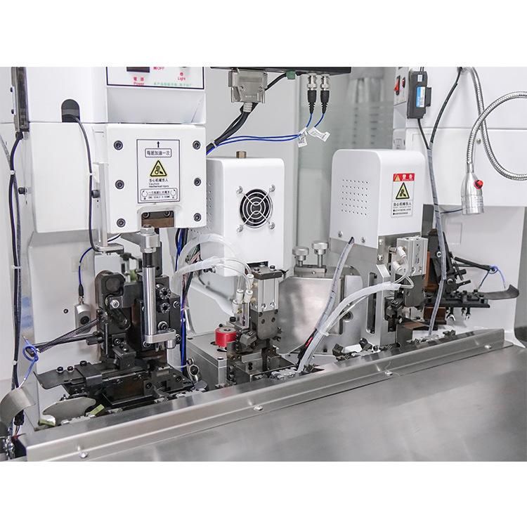 Full Auto Heat Shrinkable Tube Insert Machine Full Automatic Wire Cutting Crimping Machine