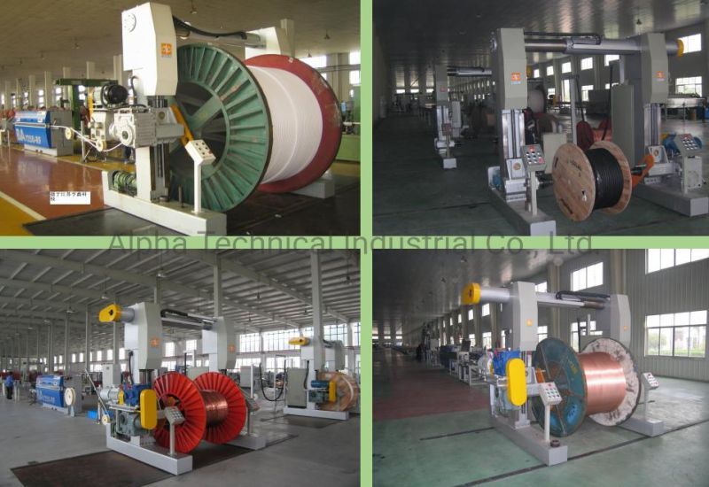 Wire Releasing Rack Active Payoff Machine Cable Motorized Type Pay off Stand Unwinding Machine, Non-Stop Pay off and Take up Cable Machine for Copper Wire~