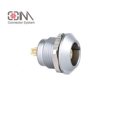 Qm K Series Zgg Socket Circular Push Pull Glue-Dispenser RJ45 M12 Connector Banana Plug Socket Terminal Connector