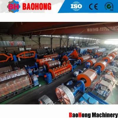 PLC Rigid Type Stranding Machine Electric Wire Cable Making Machine