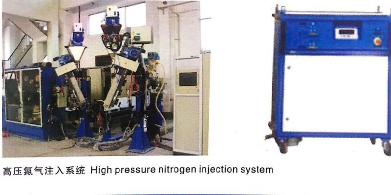 45/65/90 Physical Foaming Coaxial Cable Data Wire Cable Extrusion Machine