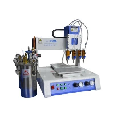 RoHS Approved 3 Months Xinhua Wooden Case Epoxy Auto Dispenser Machine