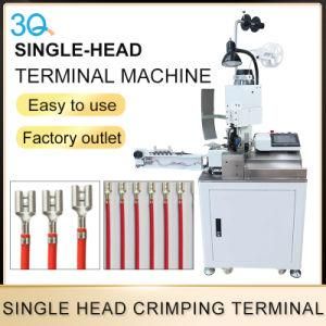 3q Full Automatic Single Head Cable Parallel Wire Cutting Stripping Twisting Terminal Crimping Machine