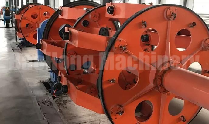 Back Twist Cable Rigid Stranding Machine, Multi Core Wire Laying Machine