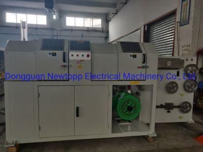 Three Core Wire Twisting Machine with Longitudinal Taping Device