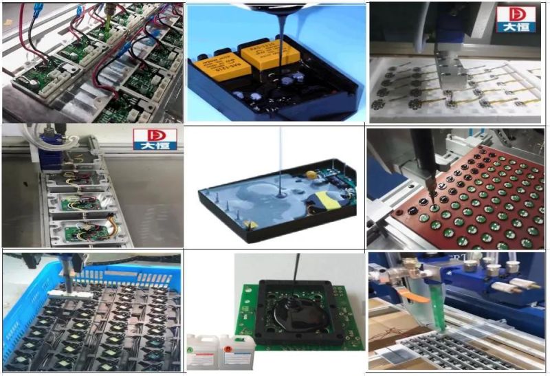 Automated Ab Component Epoxy, Silicones PU Potting Dispensing Machine