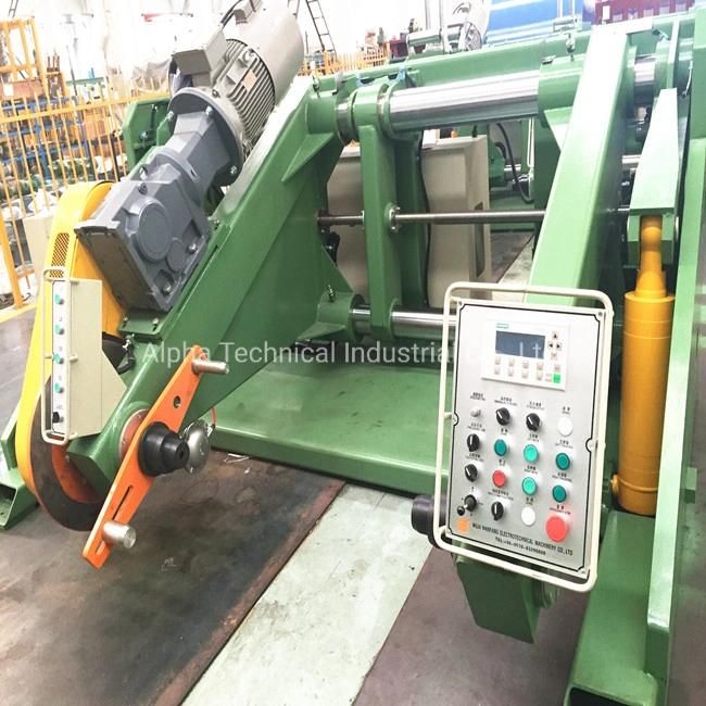 Hydraulic Cantilever Cable Winder with Traverse, Take up and Pay off Machine for Cable Steel Drum Winding