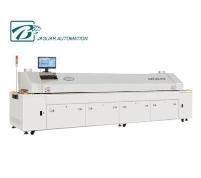 Jaguar Manufacture CE Standard User Friendly Easy Install Easy Operate 12 Zone Reflow Oven for PC Mainboard