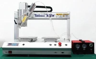 Desktop 4-Axis Double Rail Two-Component Automatic Dispensing Machine