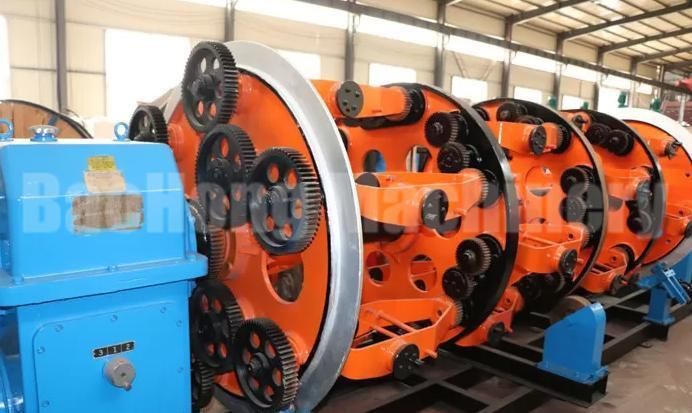 Steel Cable Armouring Machine 100% Back Twist Sun Planetary Gear Device