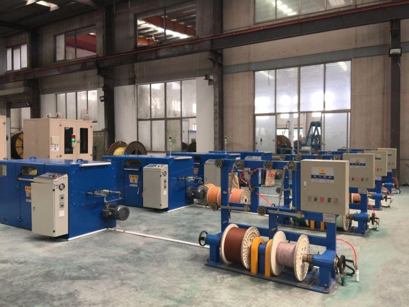 Electrical Cable Wire Twisting Winding Bunching Extrusion Double Twister Stranding Drawing Machine Extruder Annealing Tinning Wire Making Buncher Machine