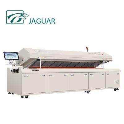 Jaguar Manufacture Easy Operate Hot Sales 8 Zone Reflow Oven for PCB Assembly